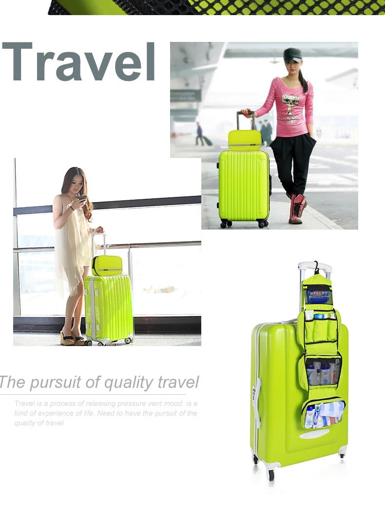 New Hanging Toiletry Bag Travel Toiletry Wash Organizer Kit for Men Women Cosmetics Make Up Sturdy Hanging Hook Shower Bags