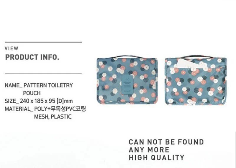 Men Women Bathroom Make Up Bag Hanging Travel Storage Bags Waterproof Beauty Cosmetic Bag Personal Makeup Bags Wash Organizer