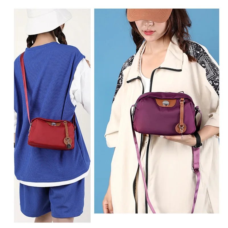 Women's Waterproof Nylon Crossbody Bag Ladies Luxury Designer Large Capacity Handbags Purse Female Casual Shoulder Pillow Bags