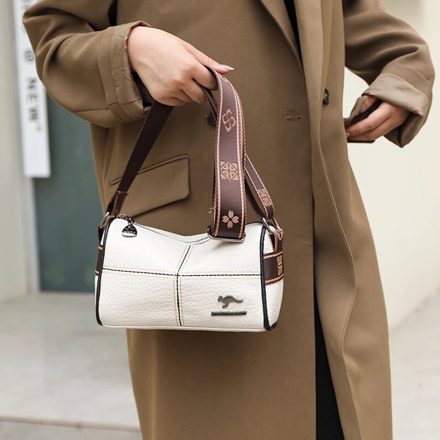 High Quality Soft Leather Womens Shoulder Bag Fashion Trend Pillow Shaped Bags Luxury Brand Female Crossbody Bolsas Sac 2024 New High Quality Soft Leather Womens Shoulder Bag Fashion Trend Pillow Shaped Bags Luxury Brand Female Crossbody Bolsas Sac 2024 New