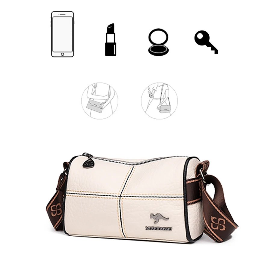 High Quality Soft Leather Womens Shoulder Bag Fashion Trend Pillow Shaped Bags Luxury Brand Female Crossbody Bolsas Sac 2024 New High Quality Soft Leather Womens Shoulder Bag Fashion Trend Pillow Shaped Bags Luxury Brand Female Crossbody Bolsas Sac 2024 New