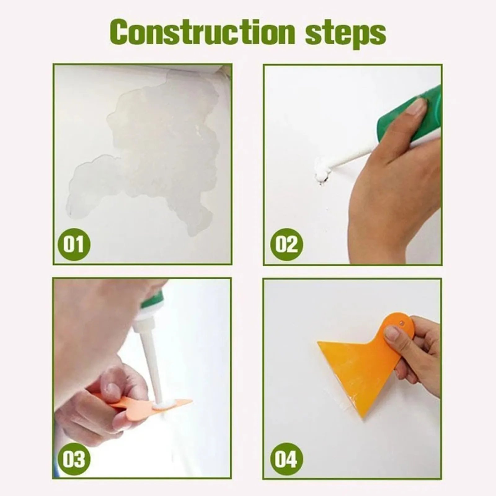 NEW Wall Mending Agent 100g Wall Repair Cream With Scraper Paint Valid Mouldproof Quick-Drying Patch Restore