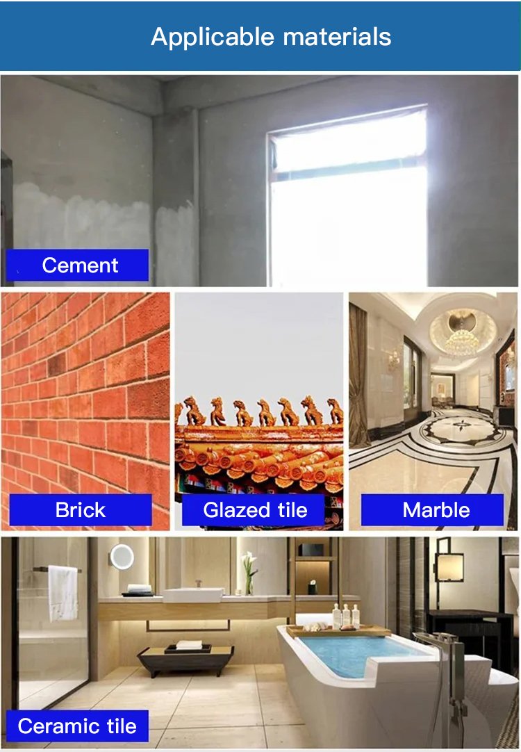 Transparent Waterproof Gel for Exterior Wall Leak Repair and Crack Sealing Transparent Waterproofing Adhesive Waterproof Coating Transparent Waterproof Gel for Exterior Wall Leak Repair and Crack Sealing Transparent Waterproofing Adhesive Waterproof Coating