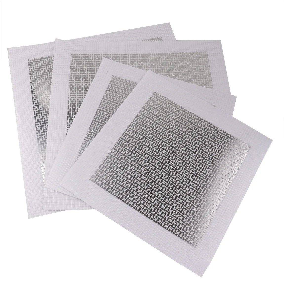 Drywall Repair Kit 3pcs Aluminum Wall Repair Patch, 4/6 Inch Fiber Mesh Galvanized Sheet, Drywall Hole Repair Patch Metal Patch