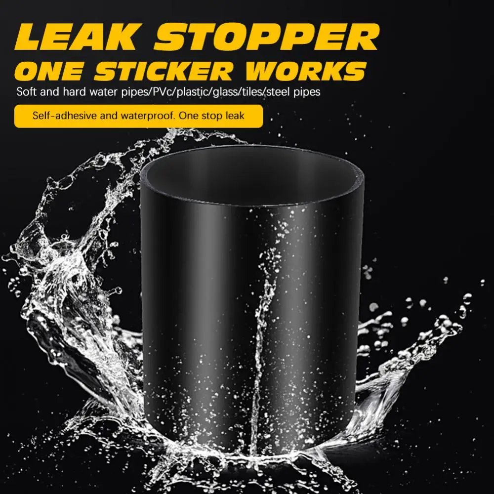 Super Strong Fiber Waterproof Tape Swimming Pool Stop Leaks Seal Repair Tape Performance Self Fix Pipes Patch Adhesive Sealers