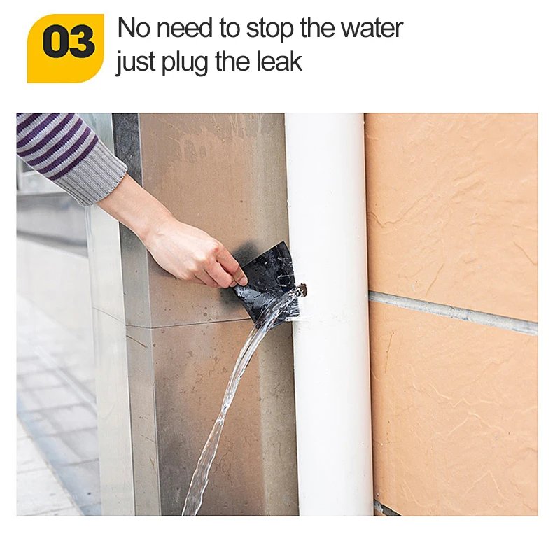Super Strong Fiber Waterproof Tape Swimming Pool Stop Leaks Seal Repair Tape Performance Self Fix Pipes Patch Adhesive Sealers