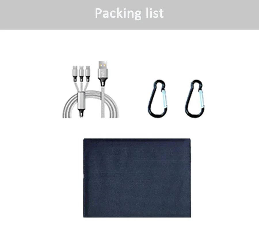 Portable Solar Panel 30W High Power High Quality Waterproof Foldable Outdoor Cells Battery Charger for Mobile Phone Travel