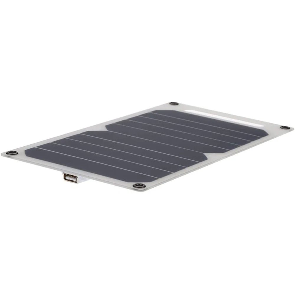 10W Solar Panel USB Waterproof Outdoor Hike Camping Portable Cells Battery Solar Charger Plate for Mobile Phone Power Bank