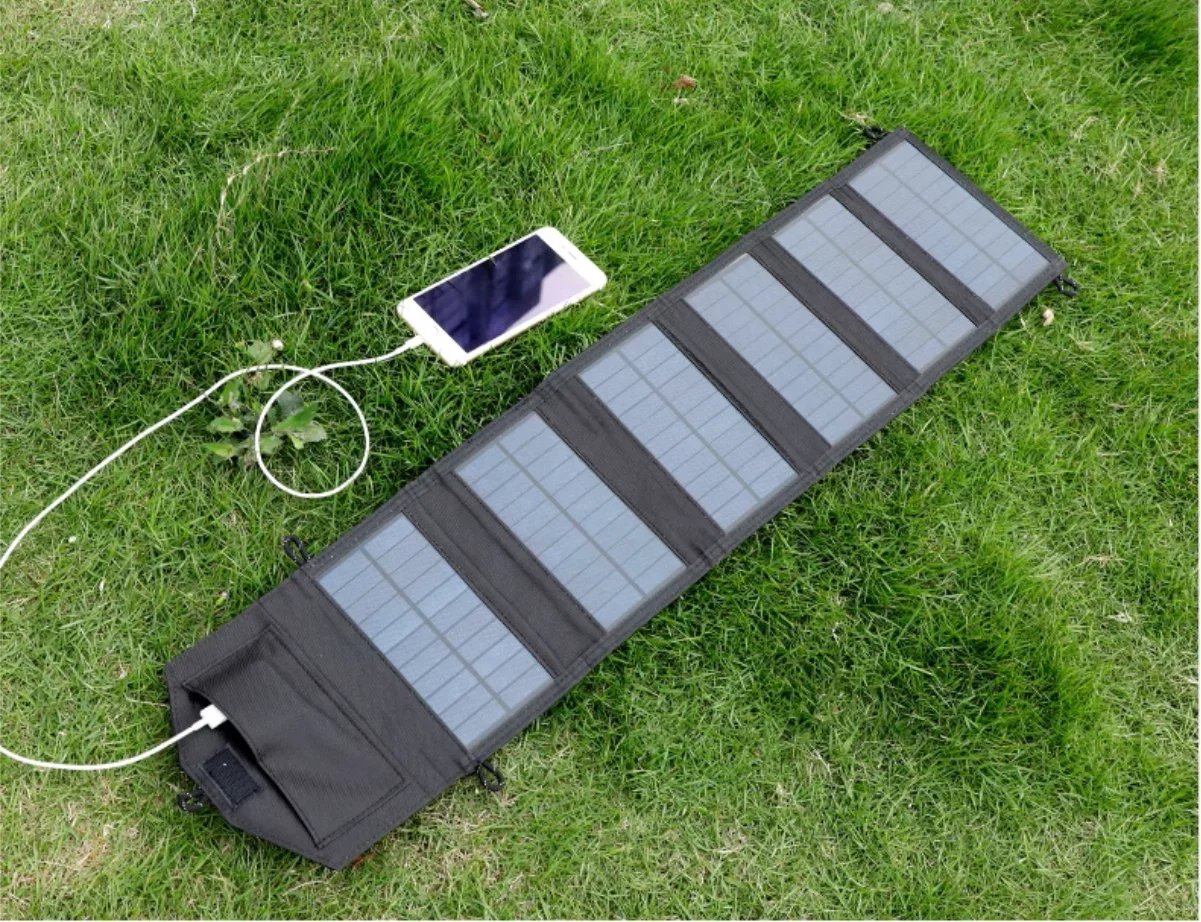 800W Foldable Solar Panel Portable 6-fold  Solar Panels Charger USB 5V DC Full Time Power Solar Panel Mobile Power Supply