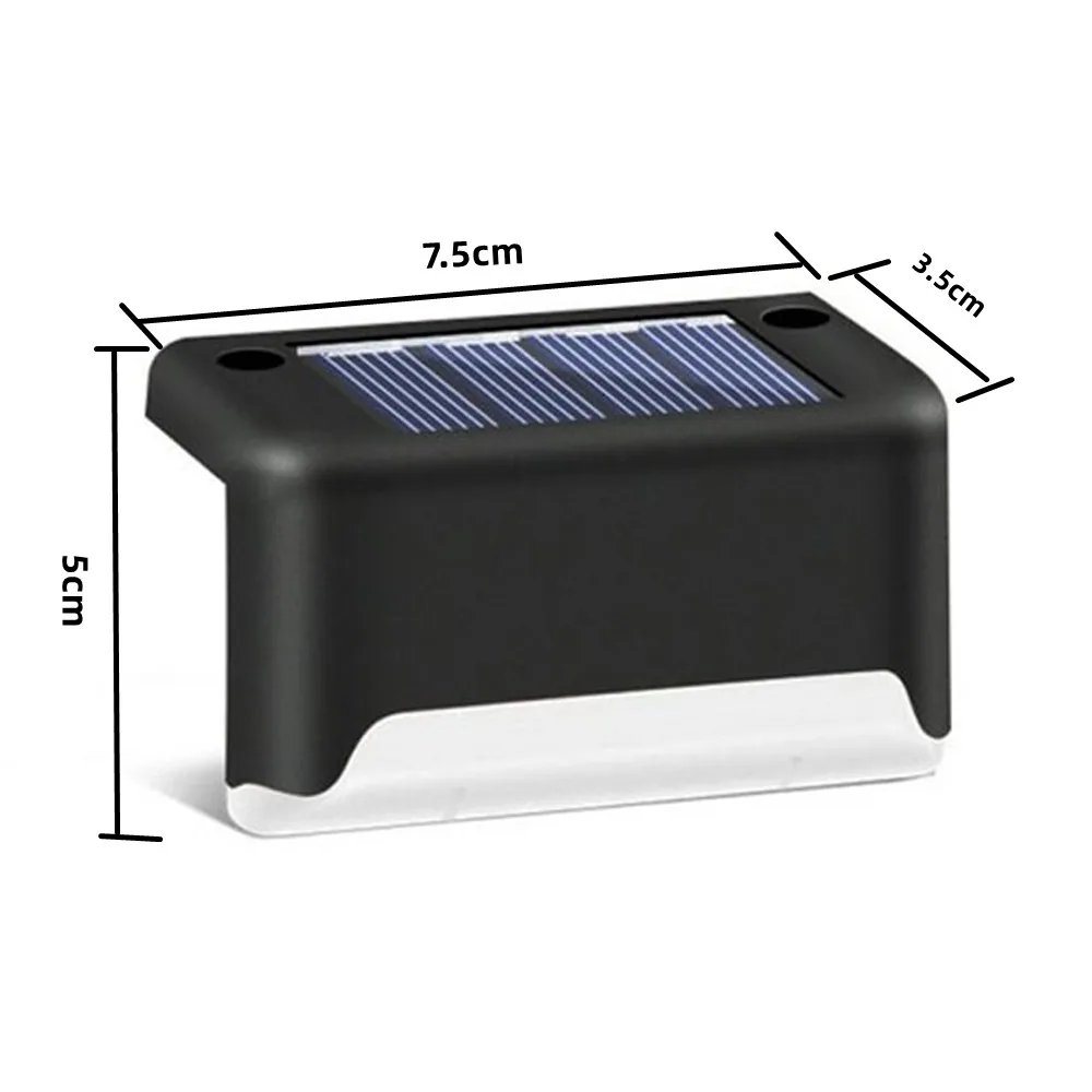 4/8/12/16pcs Solar LED Lights Outdoor Garden Light Deck Lamp Solar Stairs Light Waterproof Solar Step Lamp Patio Garden Decor