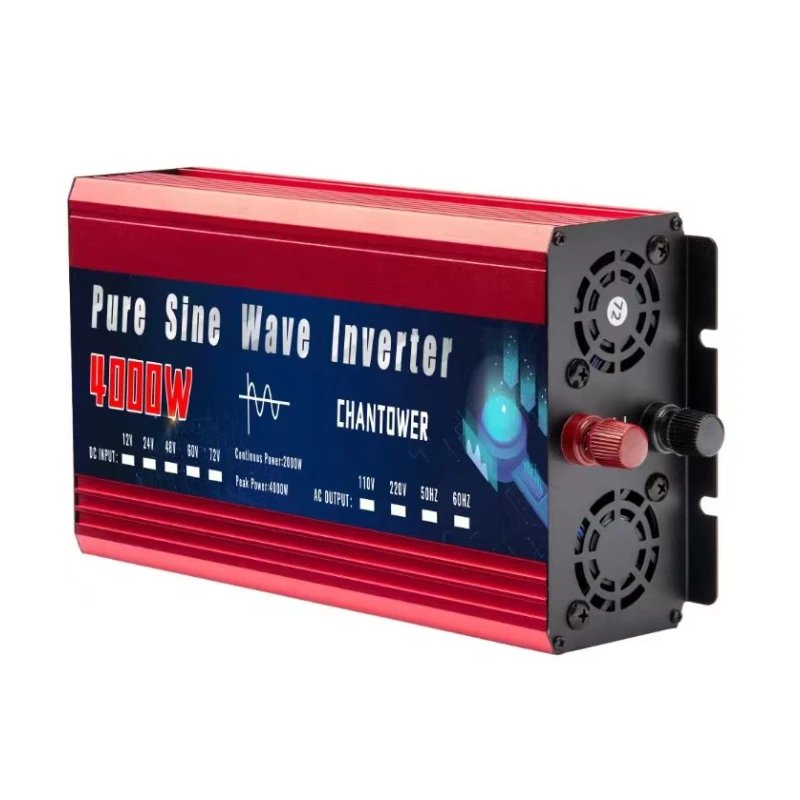 Pure Sine Wave Inverter 12V 220V 24V 110V 2000W 3000W 4000W 5000W DC To AC Portable Power Voltage Converter Car Solar Inverter Pure Sine Wave Inverter 12V 220V 24V 110V 2000W 3000W 4000W 5000W DC To AC Portable Power Voltage Converter Car Solar Inverter