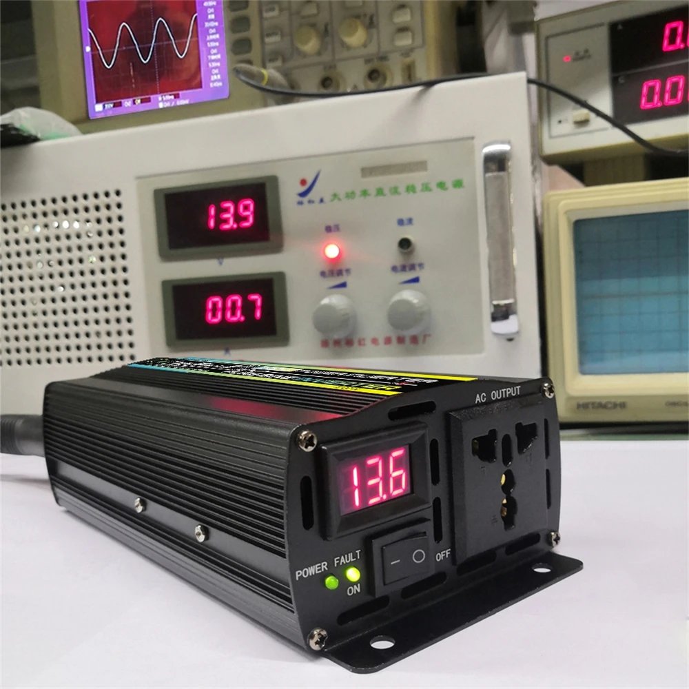 Pure Sine Wave Inverter 12V/24V/48V/60V To AC 110V 220V 8000/6000/4000/3000W Voltage Transformer Power Converter Solar Inverter