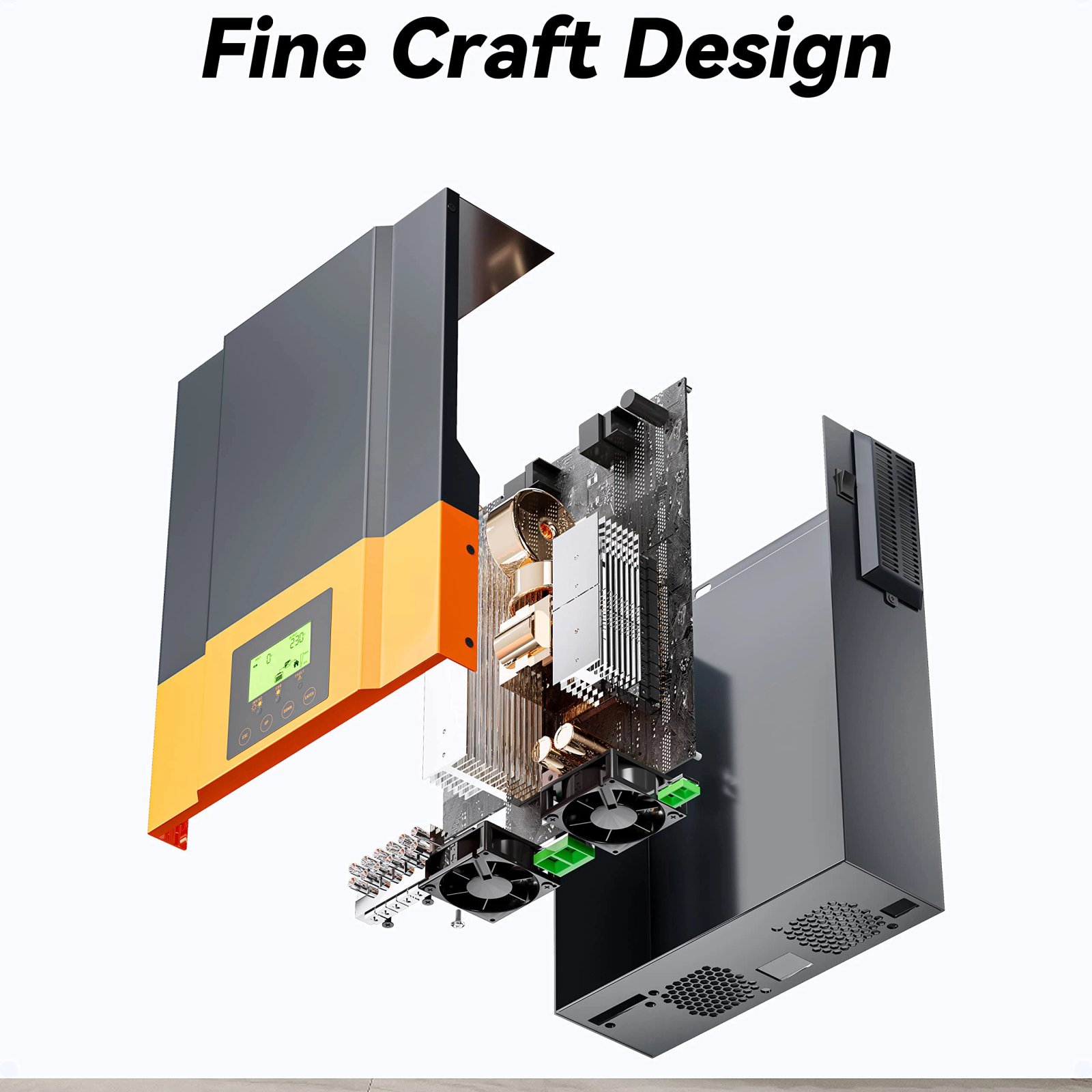 Hybrid Solar Inverter 12V 24V 3KW 2KW 1.5KW MPPT 80A 220v 230V Converter for Battery Lithium Lead-Acid Pure Sine Wave