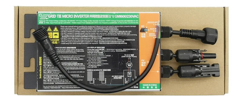 700W 600W 500W 350W 300W Solar Grid Tie Micro Inverter MPPT Input DC26V-46V PV Output AC110V-240V Home Solar On Grid System 700W 600W 500W 350W 300W Solar Grid Tie Micro Inverter MPPT Input DC26V-46V PV Output AC110V-240V Home Solar On Grid System