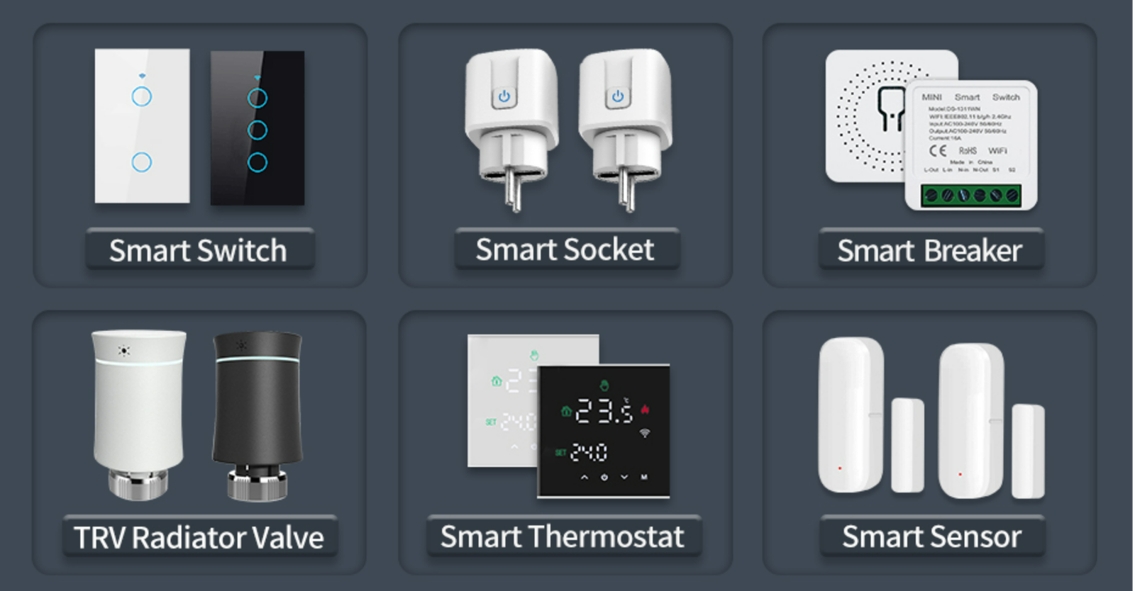 US WiFi/Zigbee Smart Wall Switch 1/2/3/4 Gang Light Switch Smart Touch Sensor Smart Home  Work with Alexa Google Home