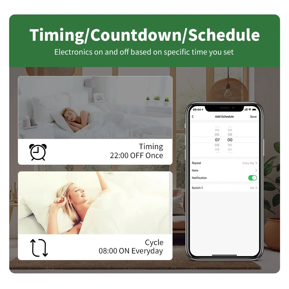 Tuya Mini Wifi Smart Switch Module Support 2 Way Control Smart Home DIY Switches Smart Life APP Alexa Google Home Voice Control