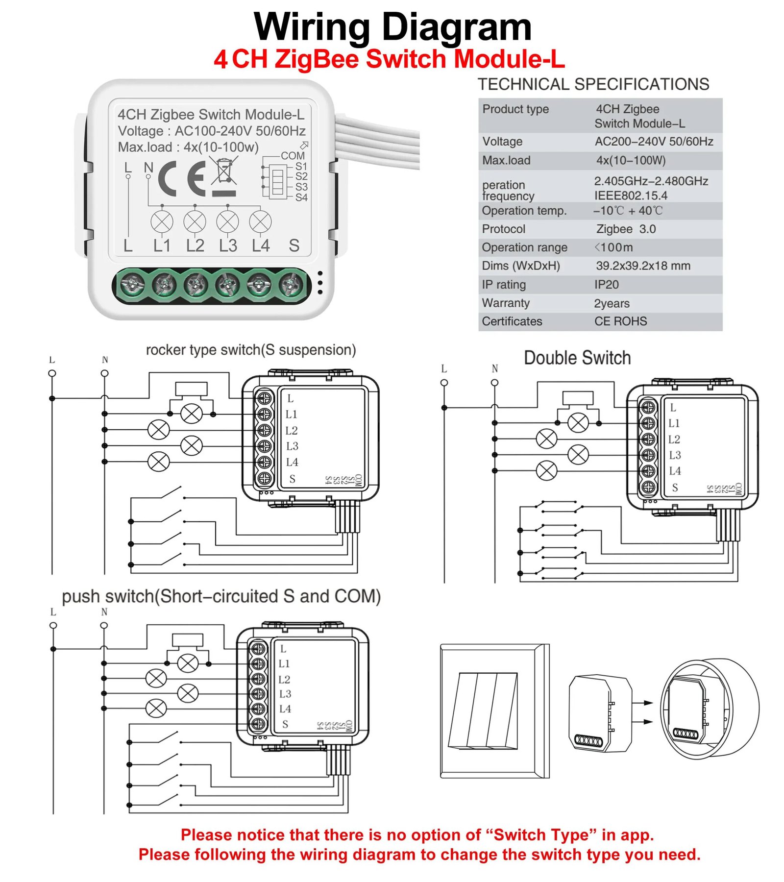 Tuya ZigBee 3.0 Smart Switch Module No Neutral Wire Required Smart Home DIY Light Breaker Works with Alexa Google Home Tuya ZigBee 3.0 Smart Switch Module No Neutral Wire Required Smart Home DIY Light Breaker Works with Alexa Google Home