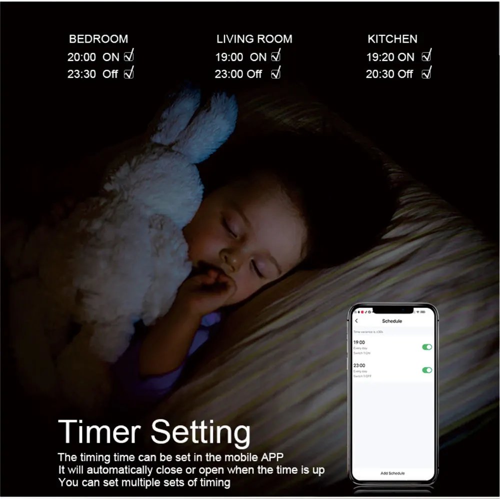 Tuya Wifi EU Smart Switches 1/2/3/4Gang Touch Light Switch Wall Sensor 433mhz RF Switches Smart Life for Alexa Google Home Alice