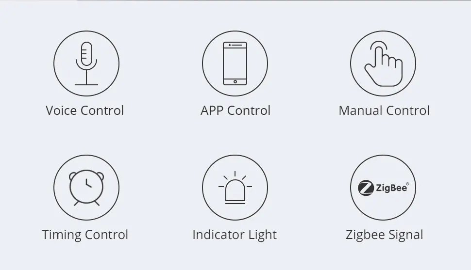 Zemismart Tuya Zigbee Smart 1 2 3 4 6 Gangs Light Switch Brazilian Wall Interrupter Alexa Google Home Smart Life App Control