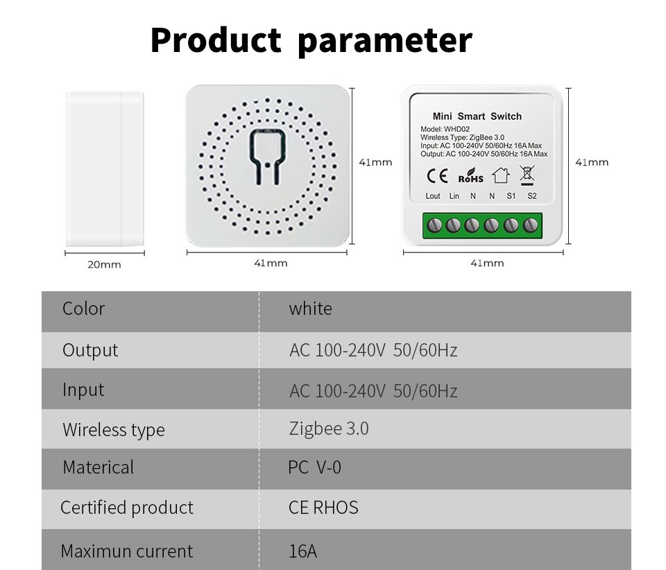 Smart Home Automation Switch Breaker Work With Smart Gateway Smartlife App Control support Google Home Alexa Smart Home Automation Switch Breaker Work With Smart Gateway Smartlife App Control support Google Home Alexa