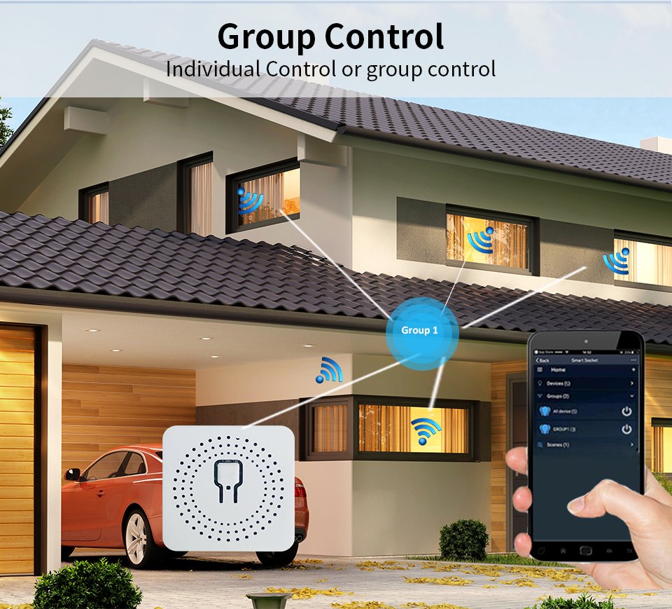 Smart Home Automation Switch Breaker Work With Smart Gateway Smartlife App Control support Google Home Alexa Smart Home Automation Switch Breaker Work With Smart Gateway Smartlife App Control support Google Home Alexa