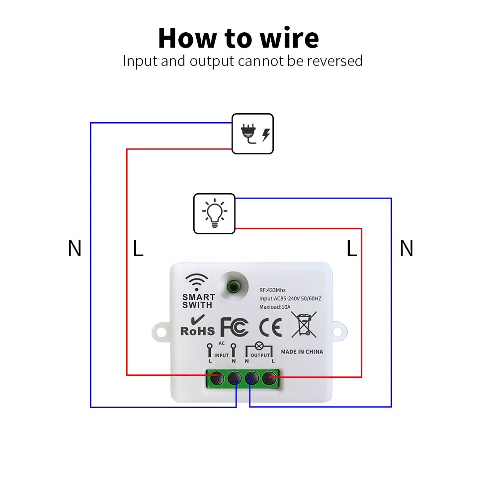 Smart Wireless Switch RF433Mhz Self-Powered Push Button Wall Panels Remote Controller Light Switch Waterproof Wall Switch Smart Wireless Switch RF433Mhz Self-Powered Push Button Wall Panels Remote Controller Light Switch Waterproof Wall Switch