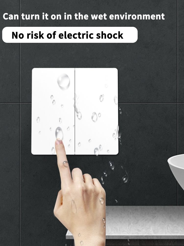 Smart Wireless Switch RF433Mhz Self-Powered Push Button Wall Panels Remote Controller Light Switch Waterproof Wall Switch Smart Wireless Switch RF433Mhz Self-Powered Push Button Wall Panels Remote Controller Light Switch Waterproof Wall Switch