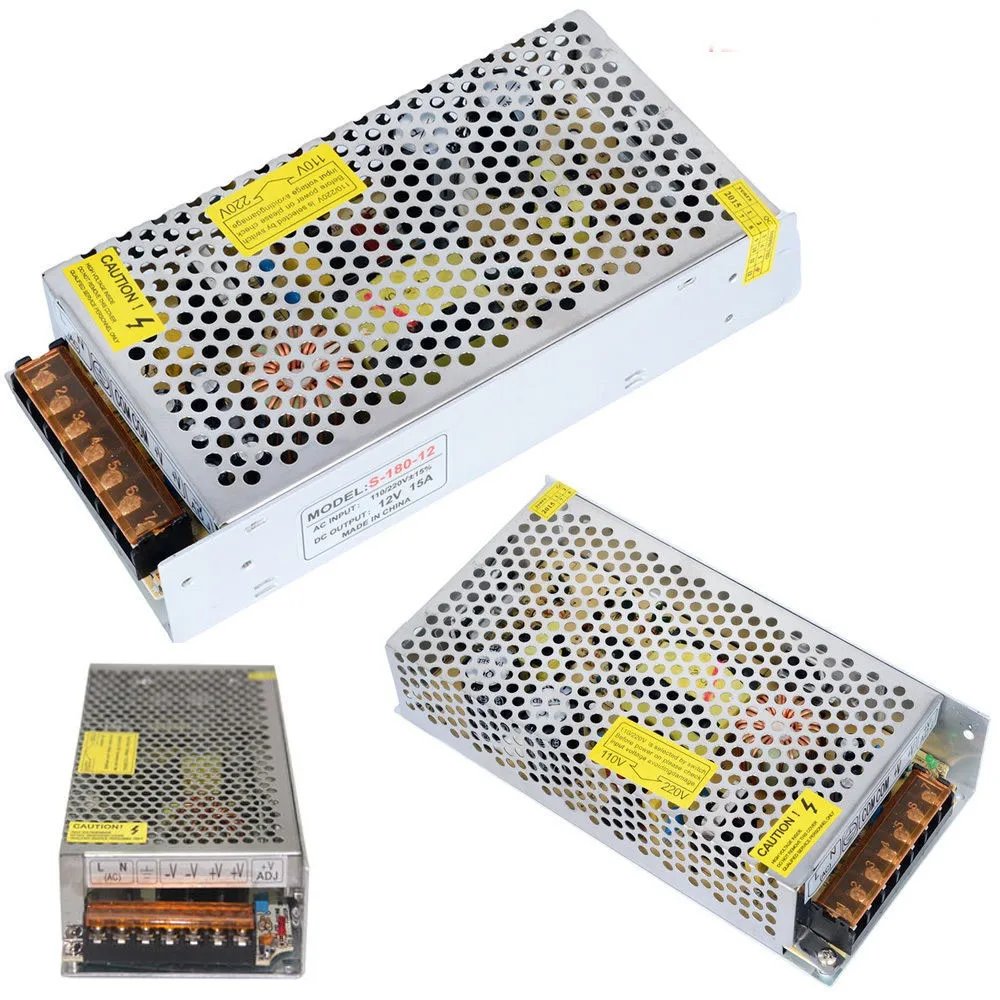 Switching Power Supply Light Transformer AC110V 220V To DC 5V 12V 15V 24V 36V 48V Power Supply Source Adapter For Led Strip CCTV