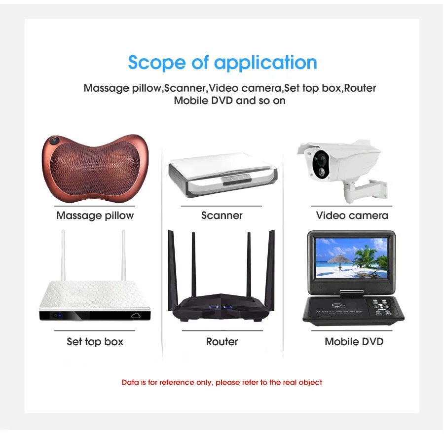 AC DC 5V 6V 8V 9V 10V 12V 13V 14V 15V 24V Power Supply Adapter 1A 2A 3A 5A 6A 8A 220V To 12V Universal Charger For LED Driver