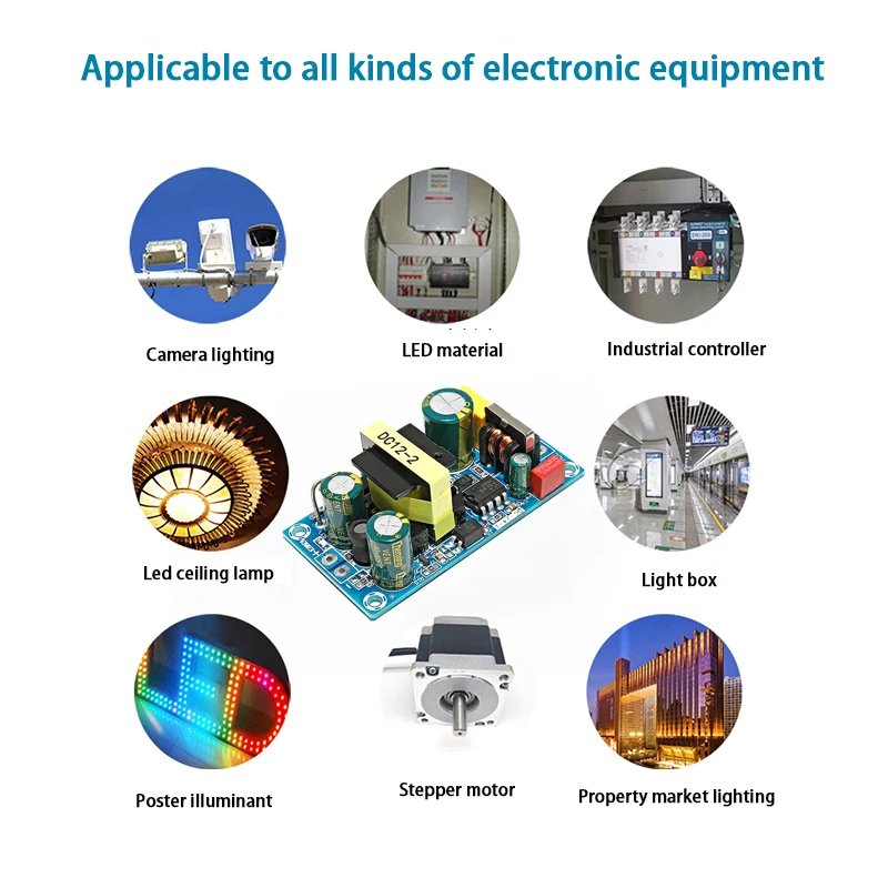AC 85-265V to DC 12V 24V 36V 48V step-down Transformer power supply  1A 2A 4A 6A 8A 9A switching power module for Repair