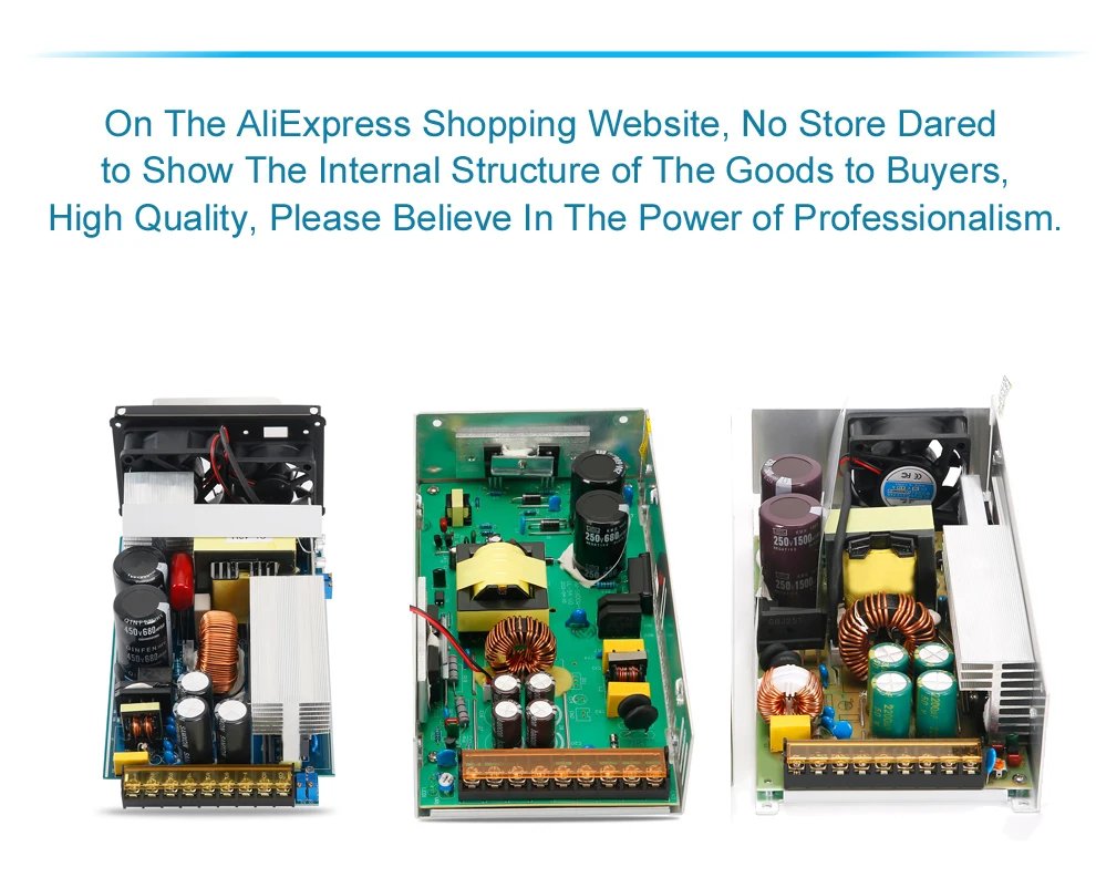 DC 5V 12V 24V 36V 48V 60V Switching Power Supply 2A 3A 4A 5A 8A 10A 15A 20A 25A 30A 40A 50A 60A 100A Transformer Power Adapter