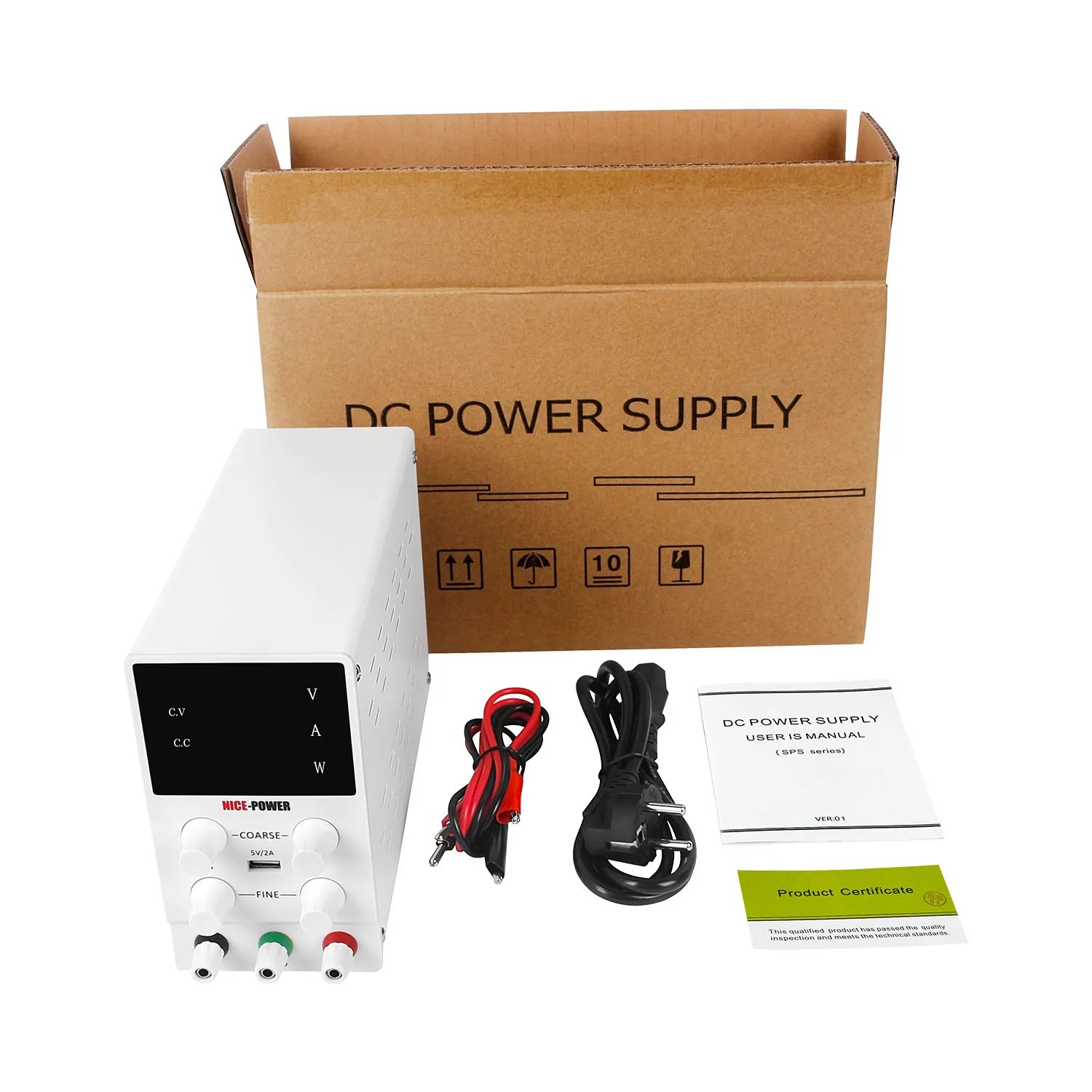 30V 10A 60V 5A DC Lab Regulated Power Supply Adjustable Laboratory Voltage Regulator Stabilizer Switching Bench Source 220V/110V