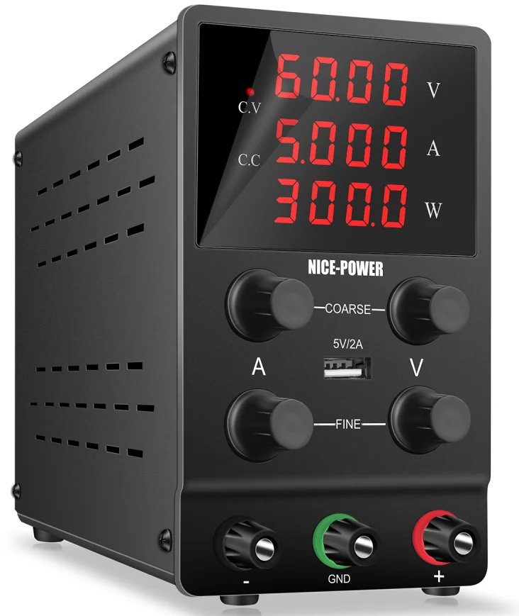 30V 10A 60V 5A DC Lab Regulated Power Supply Adjustable Laboratory Voltage Regulator Stabilizer Switching Bench Source 220V/110V