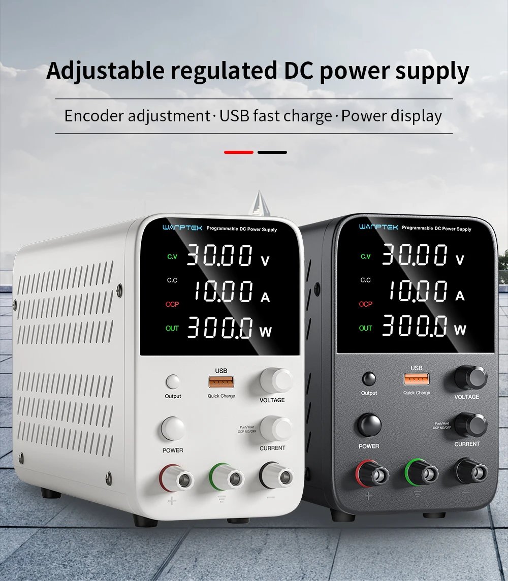 Programmable DC Power Supply WPS3010H Laboratory Maintenance Workbench  30V 10A Voltage Current Regulator AC 220V 110V
