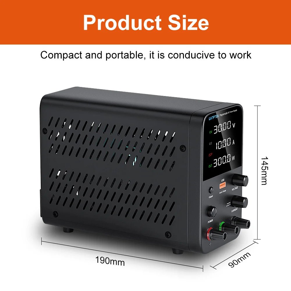 Programmable DC Power Supply WPS3010H Laboratory Maintenance Workbench 30V 10A Voltage Current Regulator AC 220V 110V Programmable DC Power Supply WPS3010H Laboratory Maintenance Workbench 30V 10A Voltage Current Regulator AC 220V 110V