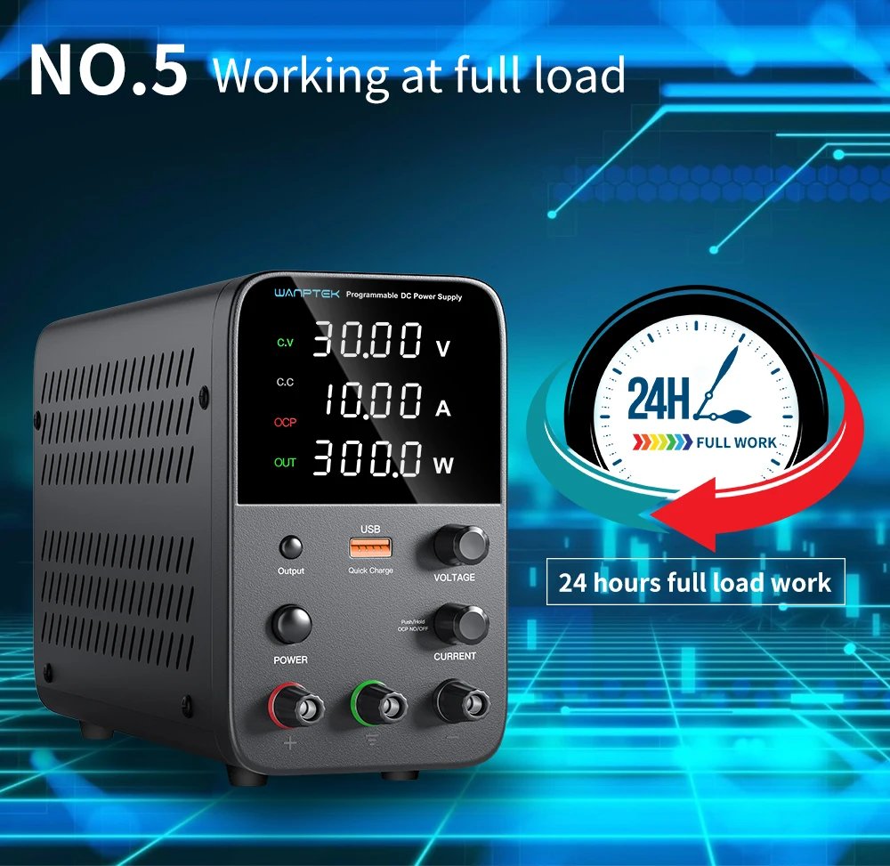 Programmable DC Power Supply WPS3010H Laboratory Maintenance Workbench  30V 10A Voltage Current Regulator AC 220V 110V