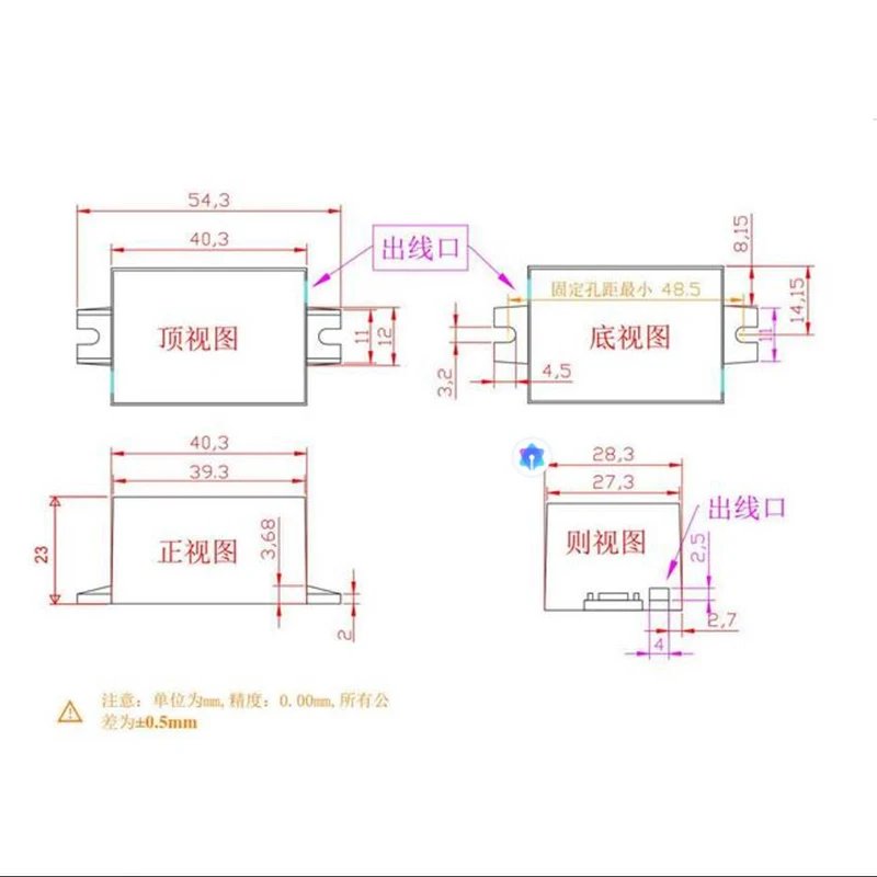 AC-DC Power Supply Module AC110V 220V 230V To DC 3V 5V 9V 12V 15V 24V Mini Buck Converter 3W Led Isolated Voltage Stabilized