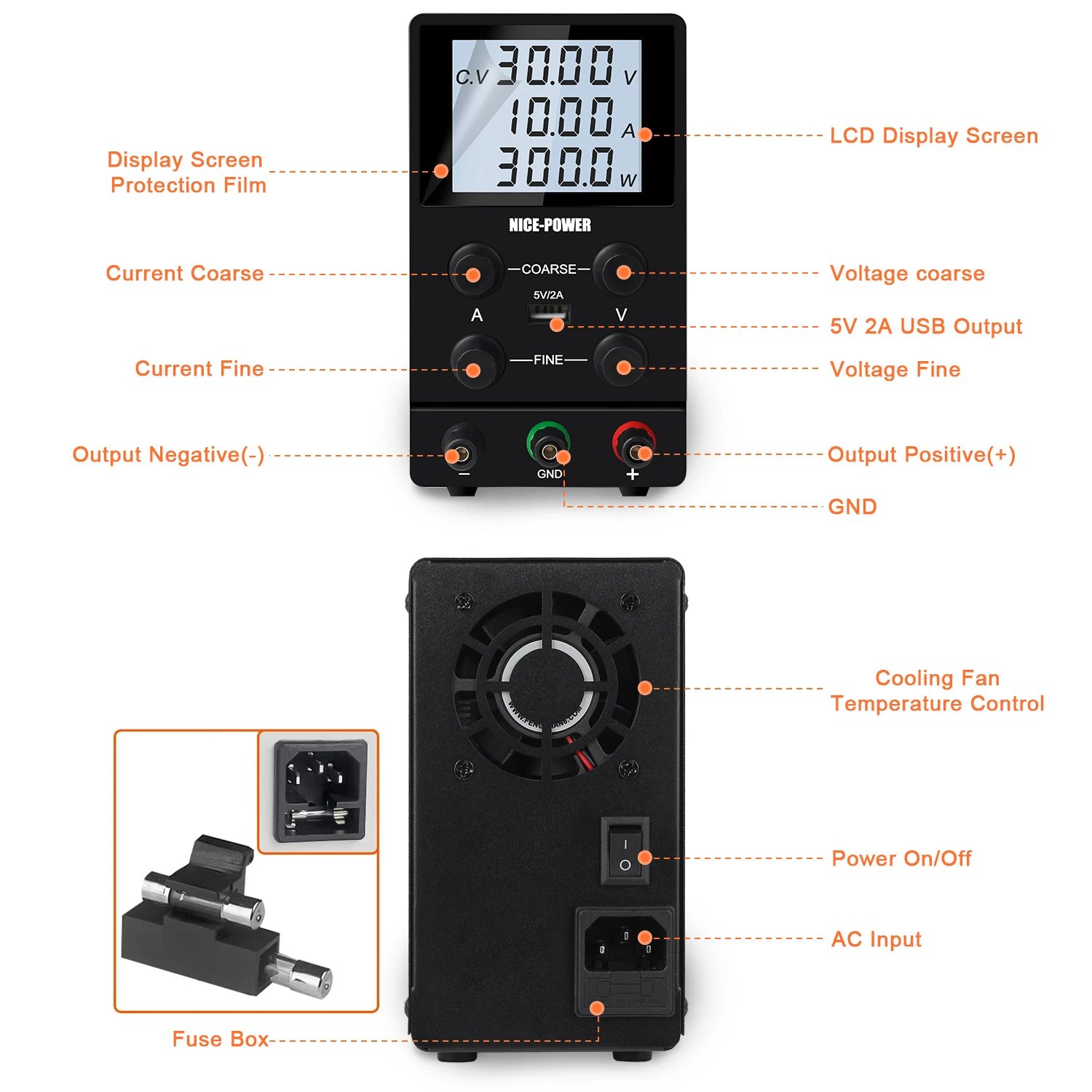 USB DC Regulated Lab Power Supply Adjustable 30V 10A Laboratory 60V 5A Voltage Regulator Stabilizer Bench Source DIY USB DC Regulated Lab Power Supply Adjustable 30V 10A Laboratory 60V 5A Voltage Regulator Stabilizer Bench Source DIY