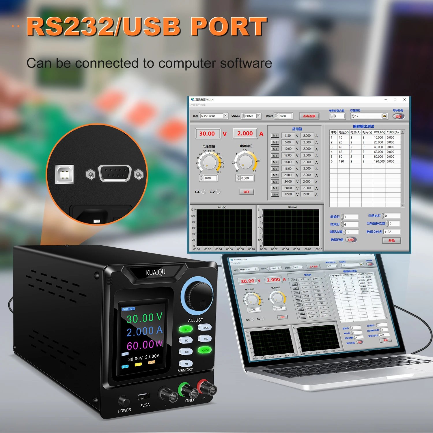 USB DC Regulated Lab Power Supply Adjustable 30V 10A Laboratory 60V 5A Voltage Regulator Stabilizer Bench Source DIY USB DC Regulated Lab Power Supply Adjustable 30V 10A Laboratory 60V 5A Voltage Regulator Stabilizer Bench Source DIY