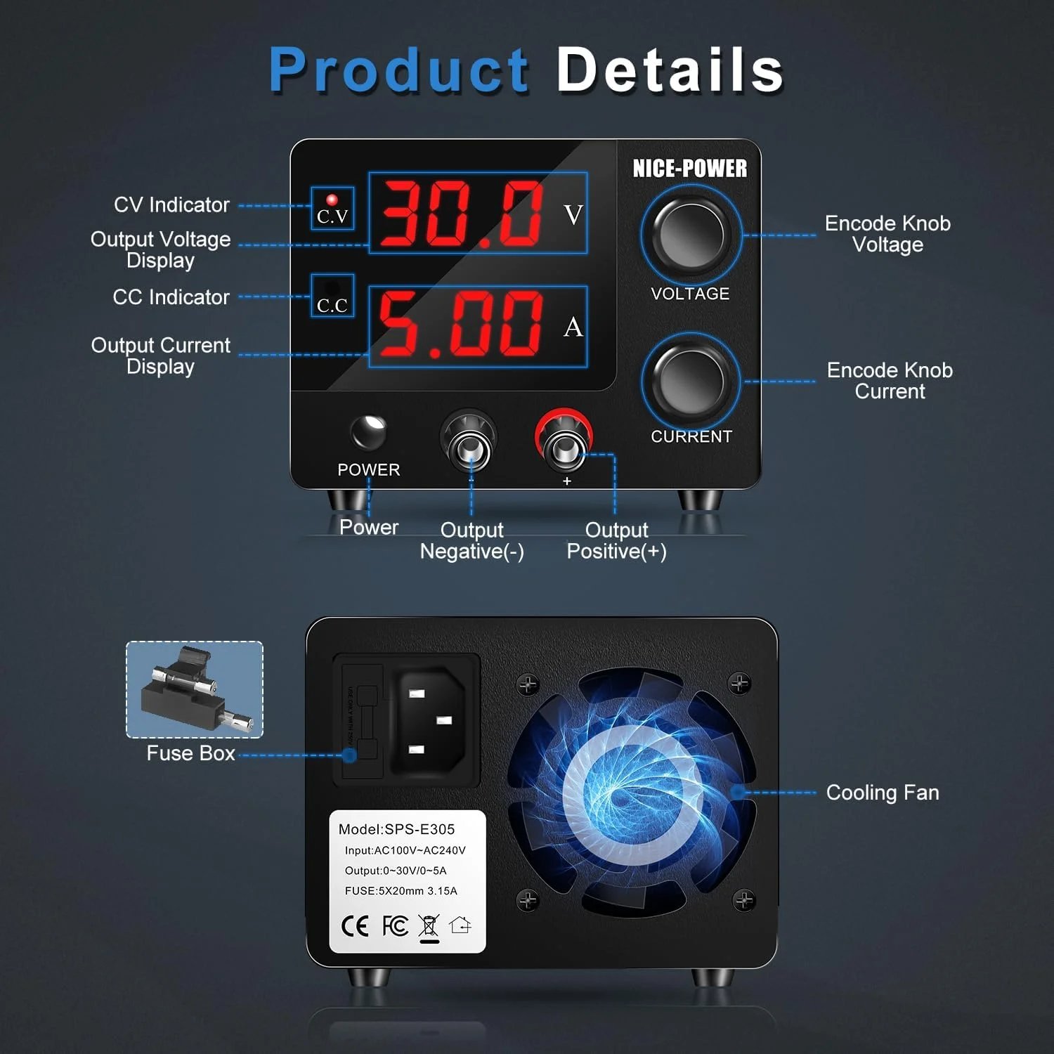 USB DC Regulated Lab Power Supply Adjustable 30V 10A Laboratory 60V 5A Voltage Regulator Stabilizer Bench Source DIY USB DC Regulated Lab Power Supply Adjustable 30V 10A Laboratory 60V 5A Voltage Regulator Stabilizer Bench Source DIY