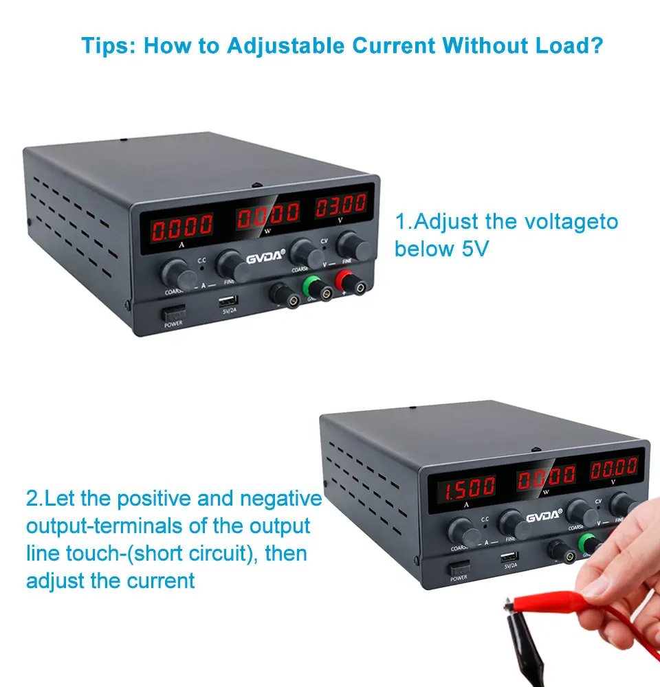 USB DC Regulated Laboratory Power Supply Adjustable 30V 10A Voltage Regulator 60V 5A Stabilizer Switch Bench Power Source