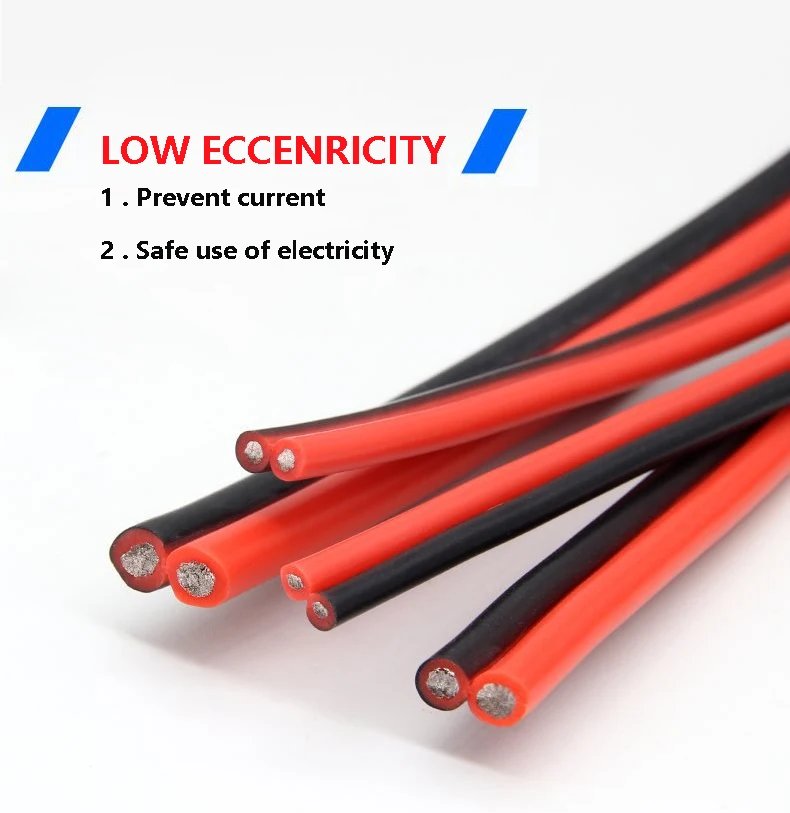 Super Soft 2 Pin Black Red Silicone Cable 28awg 26 24 22 20 18 16 14 12awg 10awg 8awg High Temperature Resistant Copper Wire Super Soft 2 Pin Black Red Silicone Cable 28awg 26 24 22 20 18 16 14 12awg 10awg 8awg High Temperature Resistant Copper Wire
