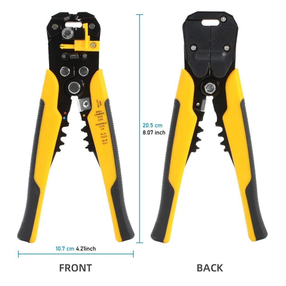 Crimper Cable Cutter Adjustable Automatic Wire Stripper Multifunctional Stripping Crimping Pliers Terminal Hand Tool Crimper Cable Cutter Adjustable Automatic Wire Stripper Multifunctional Stripping Crimping Pliers Terminal Hand Tool