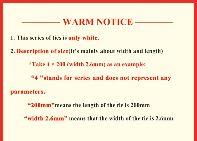 Self-locking plastic nylon tie 100PCS/bag  black Zip wraps strap nylon cable tie set  fastening ring  Loop Wire Wrap