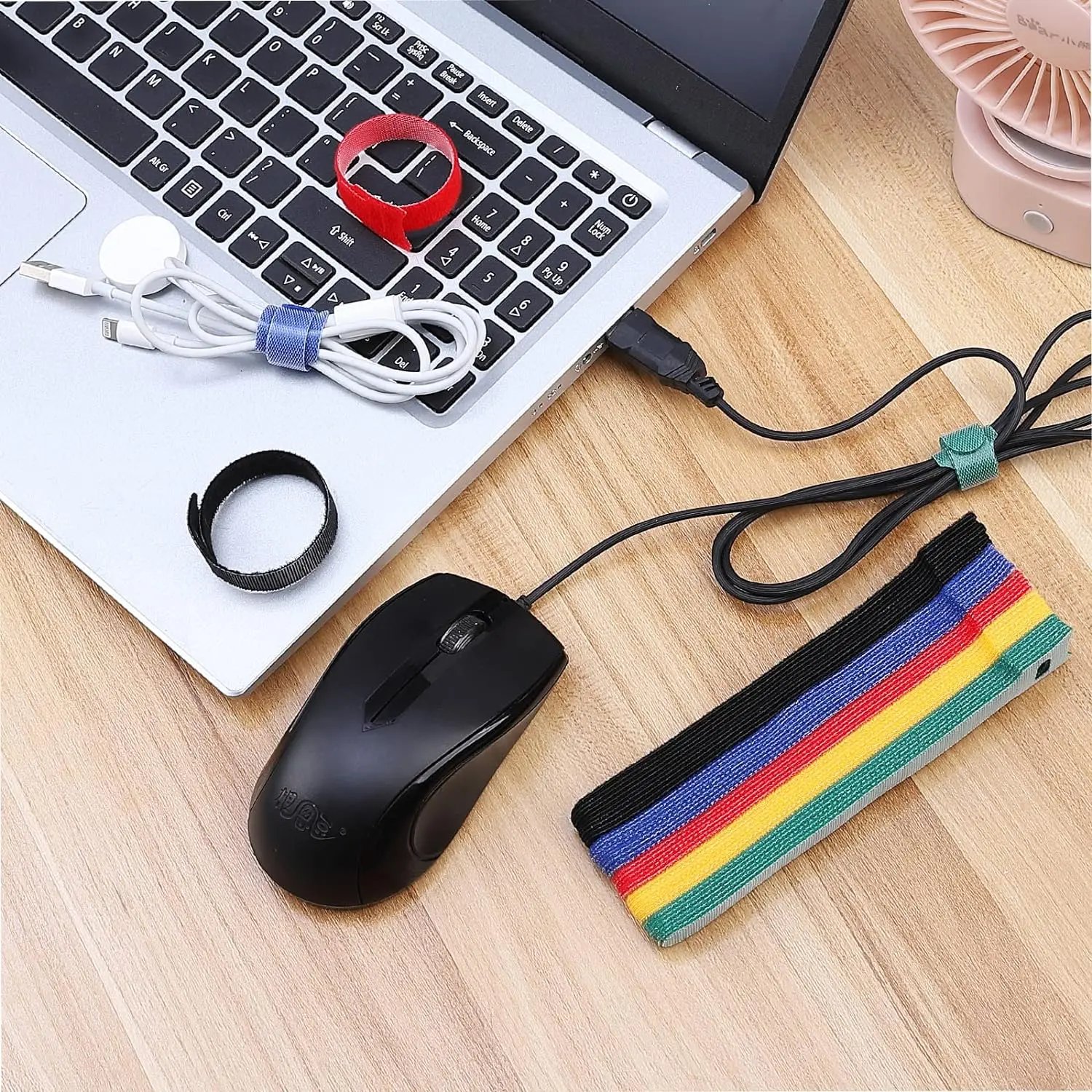 Cable Organizer Cable Management Nylon Reusable Cable Winder Tape Protector for wire Ties Phone Accessories organizador Cables