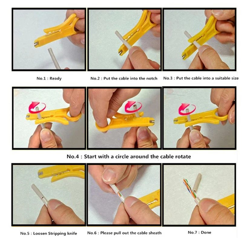 Cable Stripping Wire Cutter Crimper Electrician Tool Multi Stripper Knife Crimper Pliers Wire Cutter Repair Hand Tool Accessorie