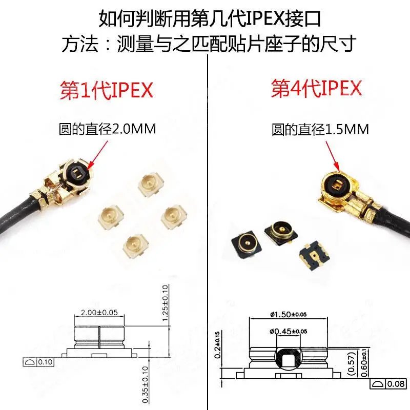 5 Pcs/Lot IPEX to SMA, SMA Connector Cable Female to UFL/ u.FL/ IPX/IPEX,RF Coax Adapter Assembly Pigtail Cable 1.13MM RP-SMA-KY 5 Pcs/Lot IPEX to SMA, SMA Connector Cable Female to UFL/ u.FL/ IPX/IPEX,RF Coax Adapter Assembly Pigtail Cable 1.13MM RP-SMA-KY