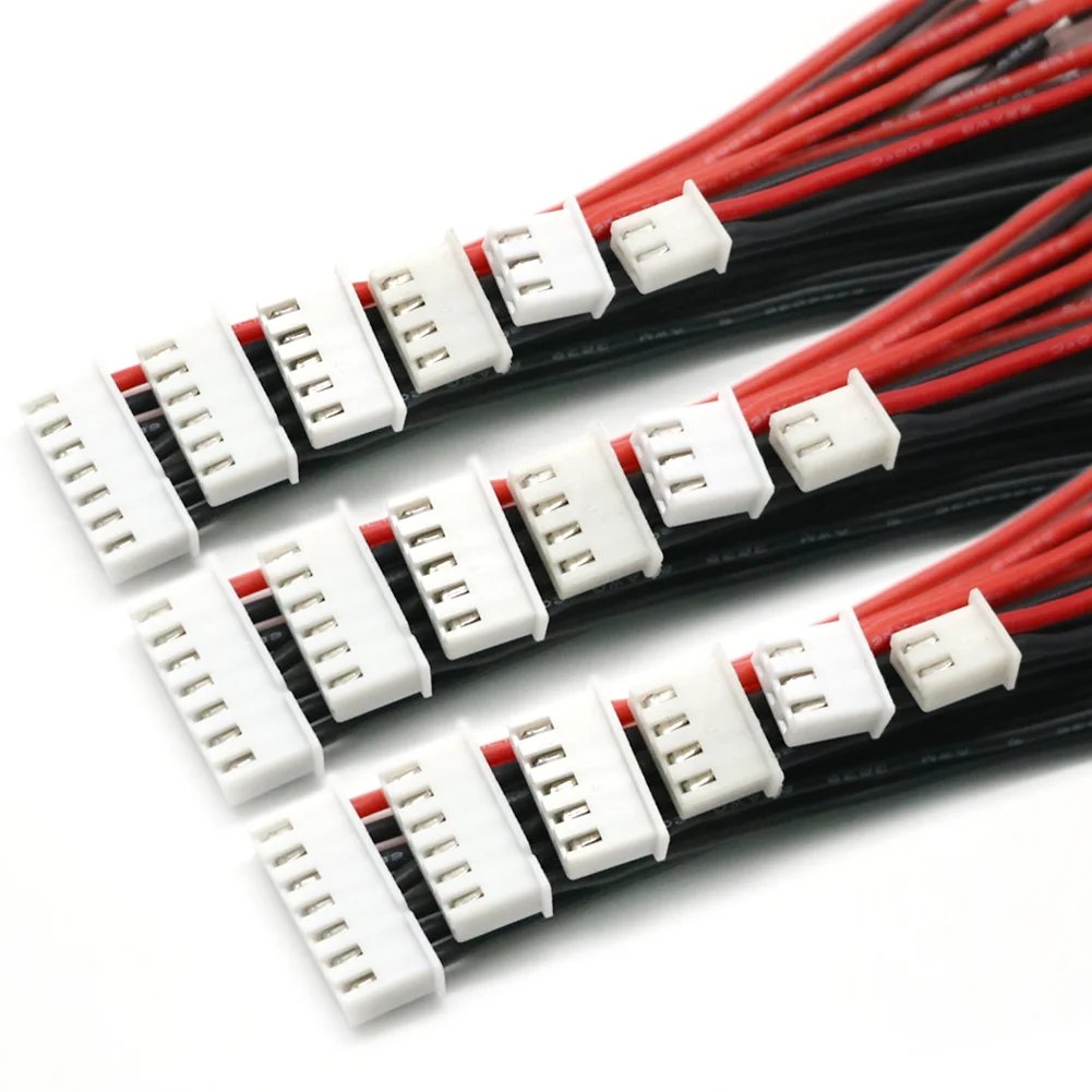 5pcs/Lot 1S 2S 3S 4S 5S 6S Lipo Battery Balance Charger Cable IMAX B6 Connector Plug Wire Wholesale