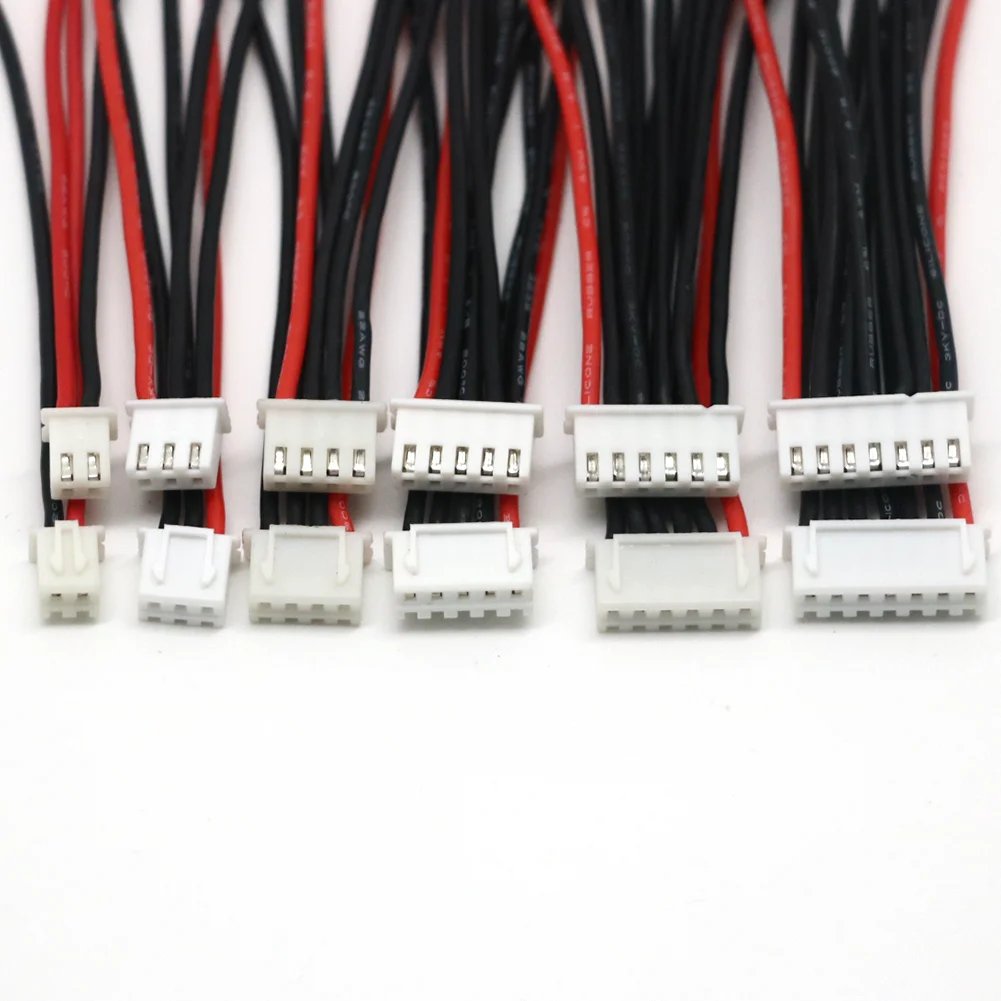 5pcs/Lot 1S 2S 3S 4S 5S 6S Lipo Battery Balance Charger Cable IMAX B6 Connector Plug Wire Wholesale