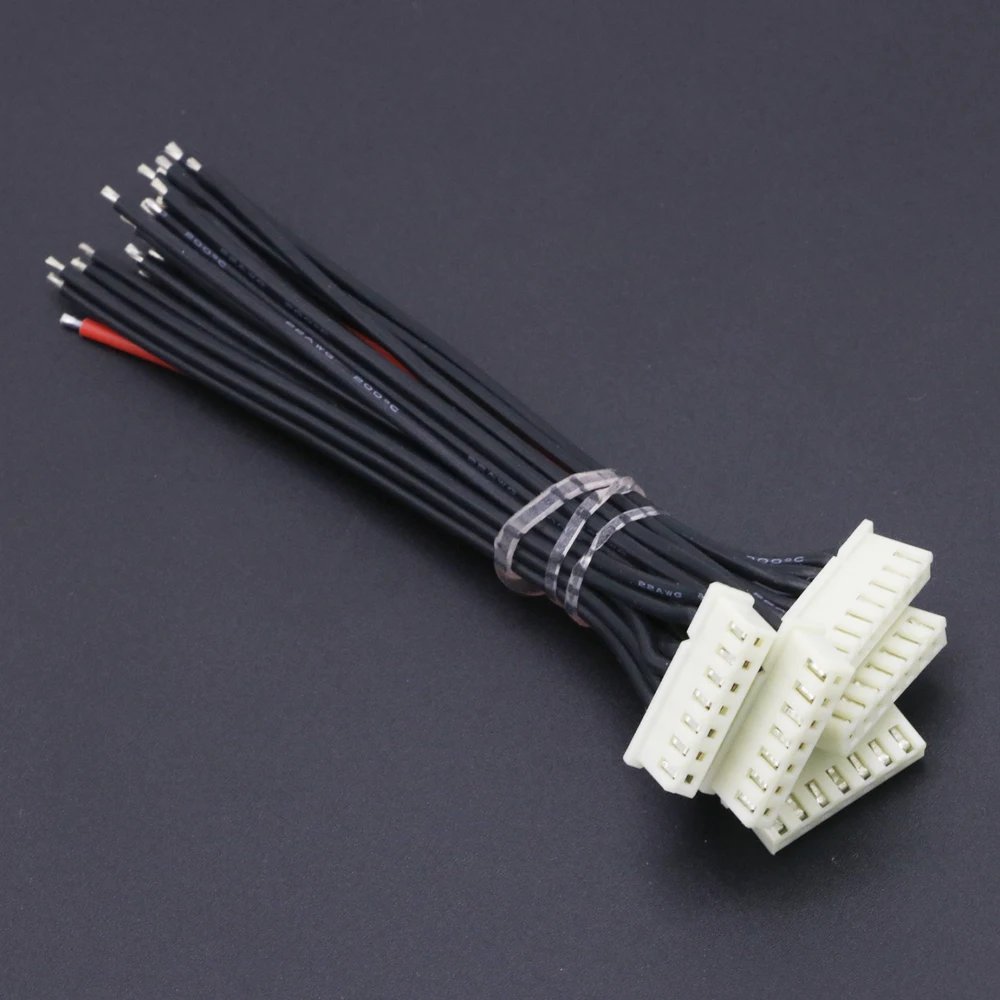5pcs/Lot 1S 2S 3S 4S 5S 6S Lipo Battery Balance Charger Cable IMAX B6 Connector Plug Wire Wholesale